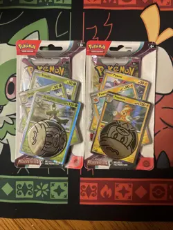 Pokemon PALDEA EVOLVED Premium Checklane Blisters Set Rare UK Import - Image 1