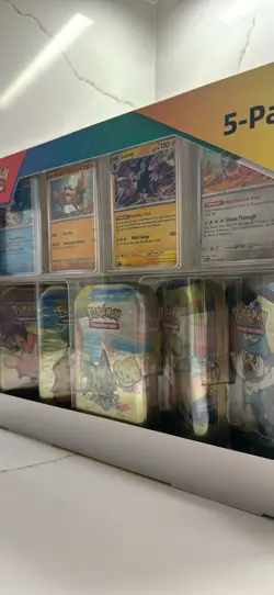 Pokemon Scarlet & Violet Paldea Friends Mini Tin 5-Pack - Image 3