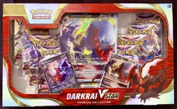 Pokemon Darkrai VSTAR Premium Collection Box 8 Packs - Brand New Factory Sealed - Image 1