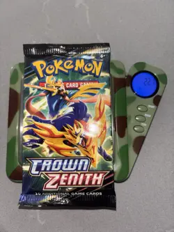 22.1g! HEAVY Crown Zenith Booster Pack Pokemon Factory Sealed English Mint - Image 1