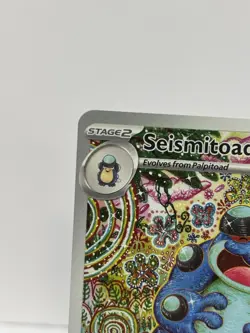 Pokemon TCG Seismitoad 105/086 SV Black Bolt Illustration Rare Holo - Image 2