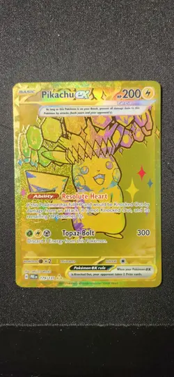 Pikachu ex 179/131 Hyper Rare Pokemon TCG: Prismatic Evolutions (Pack Fresh) NM+ - Image 2
