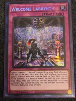 Yu-Gi-Oh! Welcome Labrynth MP23-EN235 Prismatic Secret Rare - Image 1