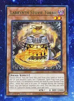 Yu-Gi-Oh! TCG, Labrynth Stovie Torbie, Tactical Masters TAMA-EN019 1st Edition - Image 1
