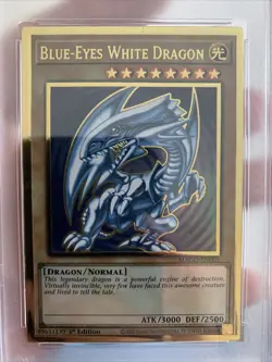 Yugioh Blue-Eyes White Dragon Maximum Gold MAGO-EN001 PSA 9 - Image 2