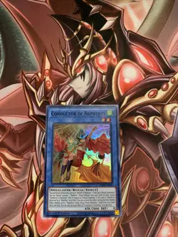 Yugioh! Conductor of Nephthys - PHRA-EN030 - Super Rare - 1st Edition VLP - Image 1
