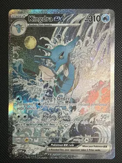 Pokemon TCG - Kingdra ex 131 Scarlet & Violet Promo Card Alt Art Holo | NM - Image 1