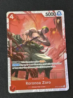 Roronoa Zoro OP ST21-015 SR - One Piece CCG Holo Foil NM - Image 1