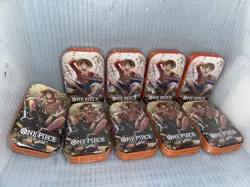 (LOT OF 9) One Piece CCG Card Game 2-Pack Mini Tin Set Vol 2 Bandai NEW SEALED! - Image 1
