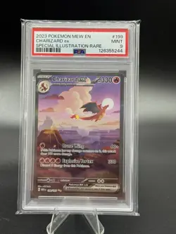 Charizard ex - PSA 9 - 199/165 - Scarlet & Violet 151 - SIR - Pokemon TCG Card - Image 1