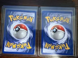 2x Pokemon Mistys Seadra Holo Rare Gym Heroes Prerelease 9/132 in HARD PLASTIC - Image 4