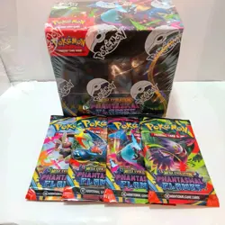 Pokemon Phantasmal Flames Booster Box & Booster Pack Art Set Lot Sealed - Image 1