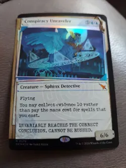 Conspiracy Unraveler (Showcase) (Invisible Ink) Murders at Karlov Manor Foil - Image 1