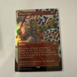 MTG: Chaos Warp (Borderless) R Double Masters 2022 359 NM Foil - Ships Free - Image 1