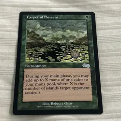 Carpet of Flowers - Urza's Saga (MTG) Magic The Gathering EDH Commander Staple - Image 1