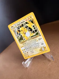 Pokemon TCG Lt. Surge's Raichu Holo Unlimited Rare Card 11/132 Gym Challenge - Image 4