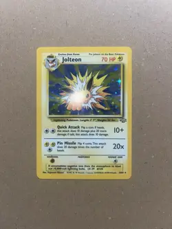 Jolteon 4/64 HOLO Rare Jungle Set Unlimited 1999 WOTC Pokemon Card Near Mint - Image 2