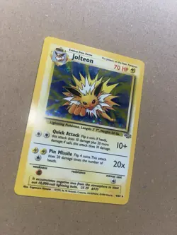 Jolteon 4/64 HOLO Rare Jungle Set Unlimited 1999 WOTC Pokemon Card Near Mint - Image 4