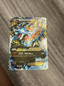 Pokemon TCG Mega M Charizard EX Flashfire Holo Ultra Rare Card 69/106 XY MP - Image 1