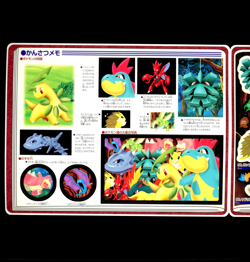 Pokemon BAYLEEF Japanese JUMBO SEALDASS 2 Illustrated STICKER Card Guide #5 RARE - Image 3
