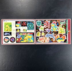 Pokemon BAYLEEF Japanese JUMBO SEALDASS 2 Illustrated STICKER Card Guide #5 RARE - Image 5