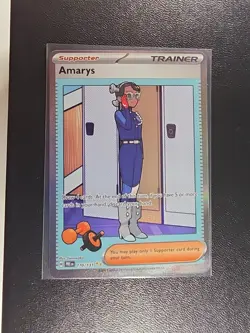 Amarys Prismatic Evolutions Holo Sir Pokemon TCG Card 170/131 NM Condition - Image 3
