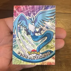 2000 Topps Pokemon Trading Cards Series 3 Articuno #144 Blue logo Vintage TCG - Image 1