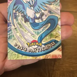 2000 Topps Pokemon Trading Cards Series 3 Articuno #144 Blue logo Vintage TCG - Image 3