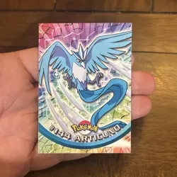 2000 Topps Pokemon Trading Cards Series 3 Articuno #144 Blue logo Vintage TCG - Image 4