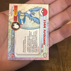 2000 Topps Pokemon Trading Cards Series 3 Articuno #144 Blue logo Vintage TCG - Image 5