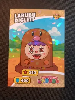 Labubu Diglett Pokemon Labubu Cards Trading Game Card Peru US Seller MINT - Image 1
