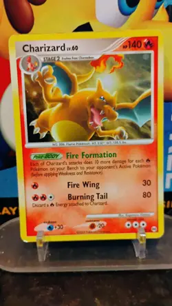 CHARIZARD LV. 60 Arceus Platinum Series POKEMON Holo 2009 Trading Card 1/99 - Image 1