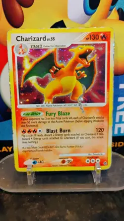 CHARIZARD LV. 55 Secret Wonders B&W Series POKEMON Holo 2007 Trading Card 3/132 - Image 1