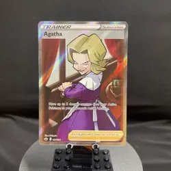 Pokemon Card TCG - Agatha 186/198 - Chilling Reign - Ultra Rare - NM ⭐ - Image 1