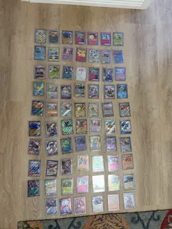 Pokemon full art/ex/gx/v lot 69 cards. All mine MINT condition - Image 1