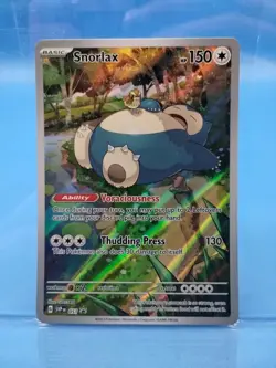 Pokemon TCG Scarlet & Violet Snorlax Black Star Promo Card 51/100151 - Image 1