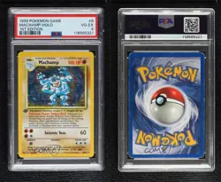 Machamp (Starter Deck) Holo 1st Ed. Pokemon Base Set PSA 4 1999 - Image 3