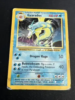 1999 Base Set Vintage Pokemon 3 Card Lot: Holo 1st Ed. Machamp, Mewtwo, Gyarados - Image 4
