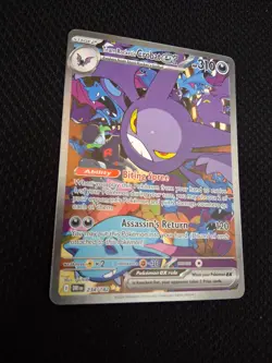 Team Rocket's Crobat ex 234/182 Sv10: Destined Rivals SIR Pokemon Card TCG - Image 2
