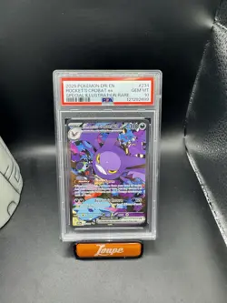 PSA 10 Team Rocket's Crobat ex 234/182 Pokemon Sv10: Destined Rivals SIR 2025 - Image 1