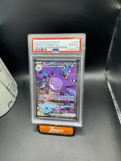 PSA 10 Team Rocket's Crobat ex 234/182 Pokemon Sv10: Destined Rivals SIR 2025 - Image 3