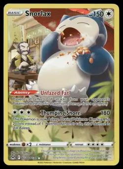 Pokemon TCG Snorlax TG10/TG30 Lost Origin Trainer Gallery Near Mint - Image 1