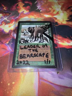 Magic The Gathering -Alpha Investments- 1 Of 1 Rudy- ALPHA GRIZZLY BEARS - Image 1