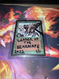 Magic The Gathering -Alpha Investments- 1 Of 1 Rudy- ALPHA GRIZZLY BEARS - Image 4