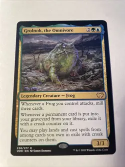 x1 Grolnok, the Omnivore VOW MTG 238/277 RARE M/NM 1x - Image 1