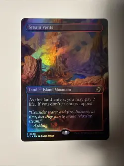 Steam Vents (Borderless) Lorwyn Eclipsed Foil - Image 1