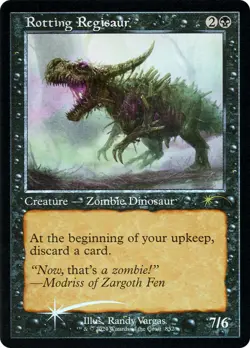 Rotting Regisaur (Retro Frame) [Secret Lair Drop Series] Foil Near Mint - Image 1