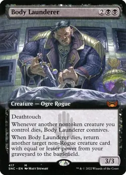 Body Launderer - Foil Extended Art Streets of New Capenna LP MTG - Image 1