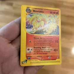 Pokemon TCG Ninetales Aquapolis 25/147 Regular 1st Edition Rare Non Holo Vintage - Image 2