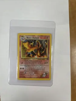 Pokemon TCG Blaine's Charizard Gym Challenge 2 Holo Unlimited Rare - Image 1